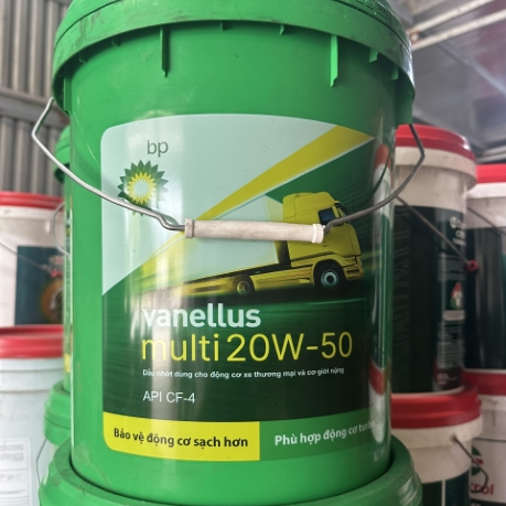 Dầu nhớt dùng cho động cơ xe thương mại và xe cơ giới hạng nặng Vanellus Multi 20W-50